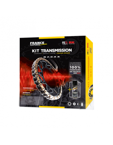 Kit chaîne pour DT.50.MX '86/87 14X38 RK420MS  (1RE) 