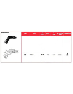 Capuchon antiparasite NGK VD01F