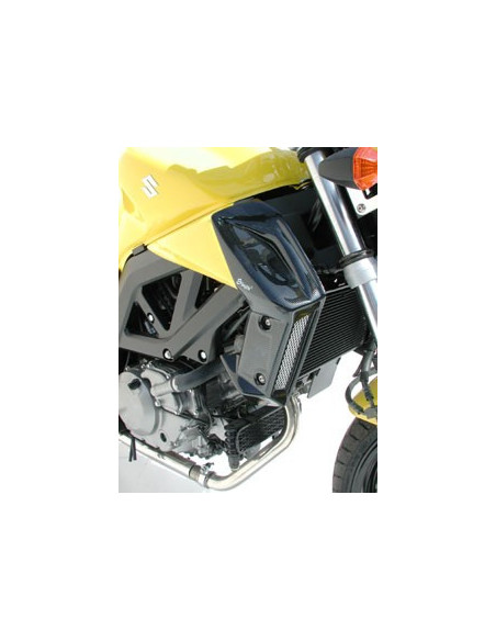 Ecopes Ermax pour  SV 650 N 2003/2011 gris métal bleuté/look carbone argent 