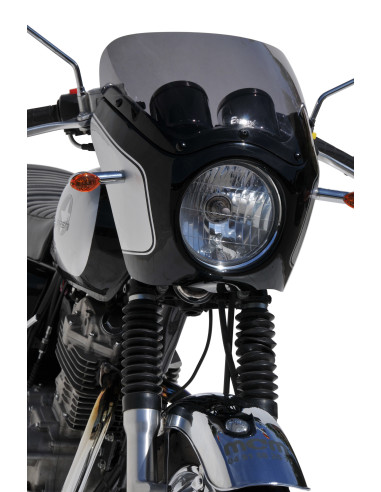 Tete de fourche CAFE RACER (+ bulle et fixation) Ermax pour five hundred 2017-2020 