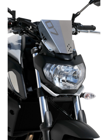 saute vent sport en aluminium anodisé pour MT07 2018/2019 