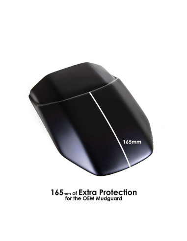 Prolongateur de Garde boue avant noir ermax pour 790 DUKE 2018/2019 