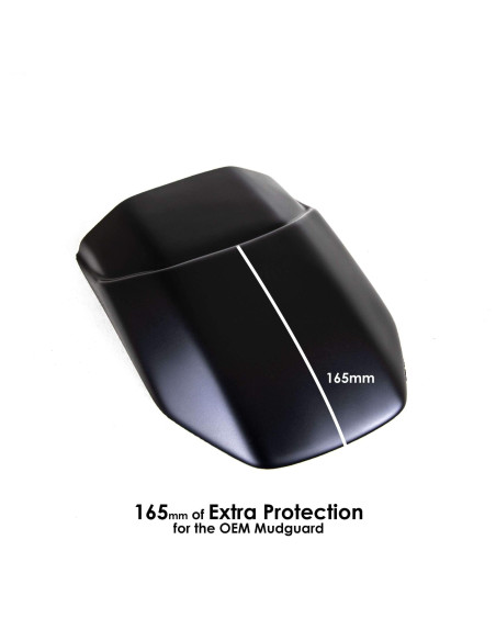 Prolongateur de Garde boue avant noir ermax pour 790 DUKE 2018/2019 