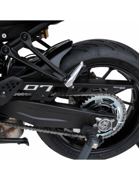 Garde boue arriere Evo en 2 parties Ermax pour MT07(FZ 7) 2021 