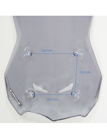 Bulle haute protection Ermax pour F 850 GS et adventure 2018-2021 