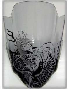 Saute vent sport 33cm ERMAX Kawasaki ER6 N 12-15