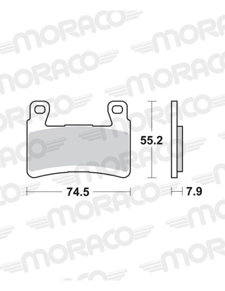 Plaquettes de frein moto SBS Racing Sinter 894RS