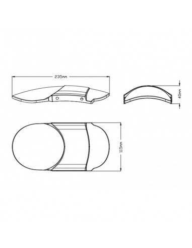 Garde-boue avant en tôle fraisée 3817 Puig pour Kawasaki Vulcan S 2015 et +, Vulcan S Café 2017-2020 