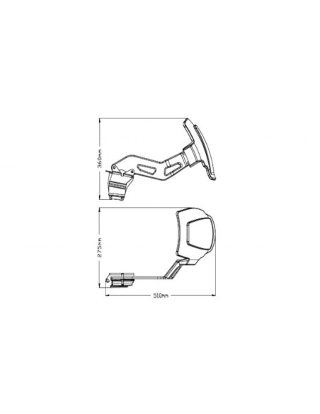 Garde-boue Monobras 3691 Puig pour BMW F750GS et F850GS 2018 et +, F850GS Adventure 2019 et + 