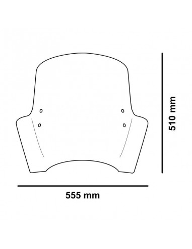 Pare-brise T.X. 20288 Puig pour Piaggio MEDLEY 125, 125S, 150, 150S 2020 et + 