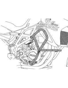 Protections tubulaires 20384 Puig pour Triumph Tiger 900 / GT LOW / GT PRO / RALLY / RALLY PRO 2020 et + 