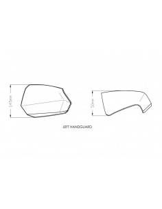 Protège-mains Maxiscooter 3488 Puig pour Kawasaki J125 et J300, Yamaha NMAX 125 et 155, TMAX 530 DX / SX 