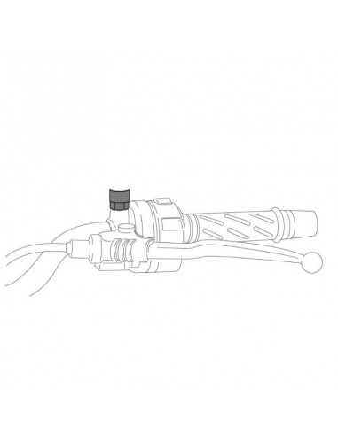 Adaptateurs de rétroviseurs 9587 droit ou gauche - BMW F800R 2009 et + 