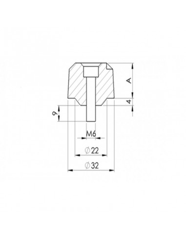 Embouts de Guidon Courts 8008 - Yamaha YZF R1 2015-2018, YZF R1 M et YZF R6 2017-2018 