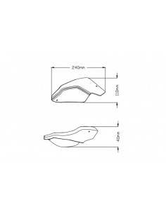 Extension de Protége-mains 3589 - KTM 790 ADVENTURE 2019 