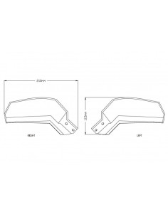 Extension de Protége-mains 9727 - Yamaha Tracer 900 et 900 GT 2018-2019 