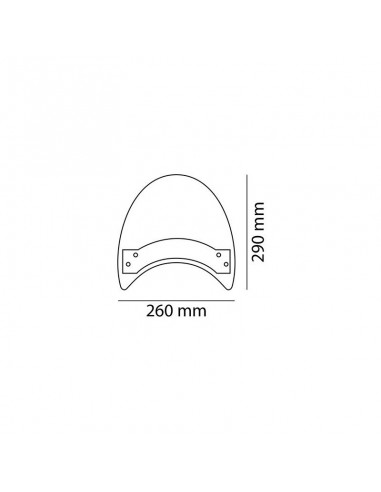 Pare-brise Roadster  5931 - Triumph Thunderbird 2009-2015 