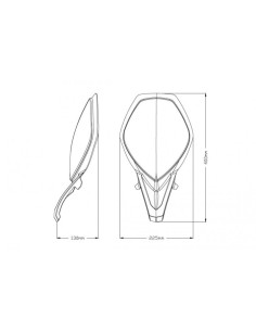 Protection de Phares 9736 - Suzuki DL650 VSTROM et DL650XT V-STROM 2017 et + 