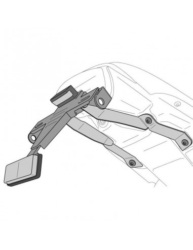 Support De Plaque 9653 - Honda CB125R NEO SPORTS CAFE 2018-2019, CB300R NEO SPORTS CAFE 2018-2019 