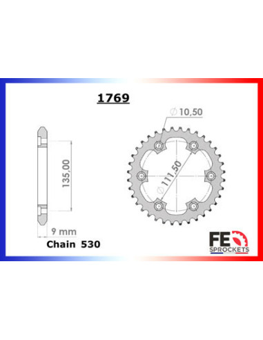 ROYAL.ENF.535.CONTINENTAL GT'13/16 18X36 RK530KRO