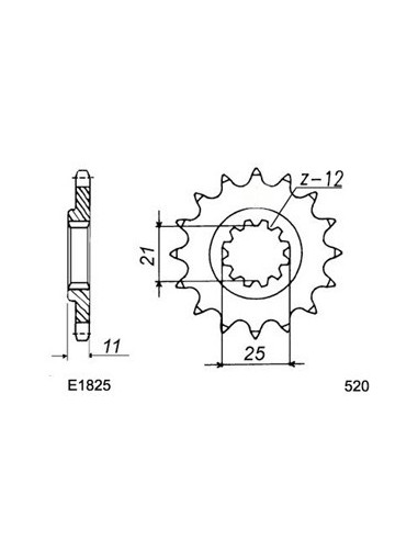 VOR.450.ENDURO '01/05 14X48 RK520MXZ µ