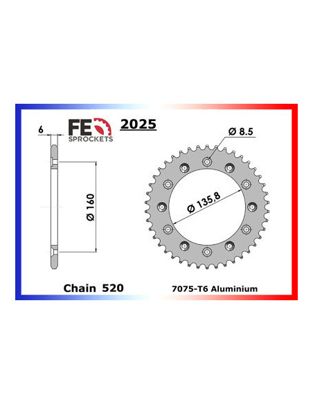VOR.450.ENDURO '01/05 14X48 RK520MXZ µ