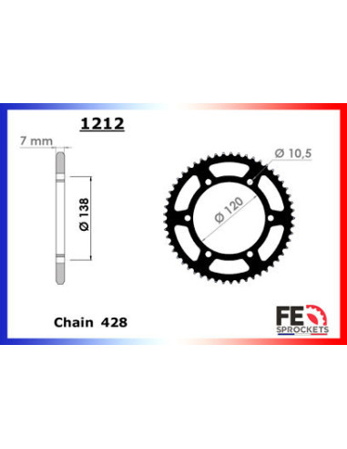 MAG POWER.50.R STUNT / STREET '16 16X55 RK428MXZ