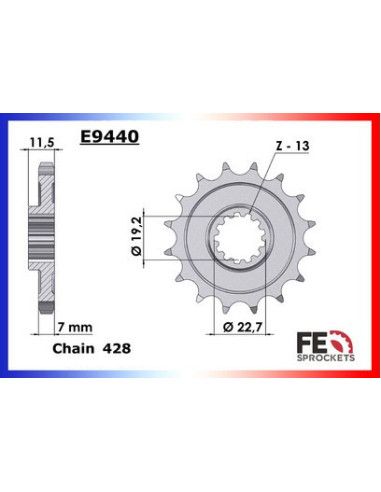 DF.125.E '99 16X53 RK428MXZ