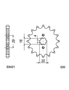 KX.125 '80 12X52 RK520SO  (A6) 2