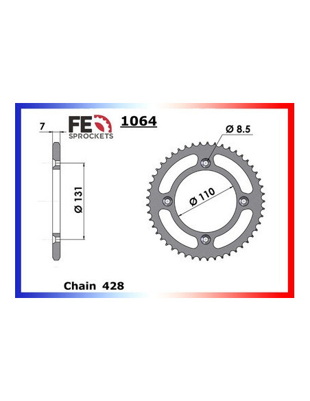 85.XC '08/09 14X46 RK428MXZ *