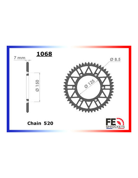 150.EXC TPI '20/22 13X50 RK520MXZ µ