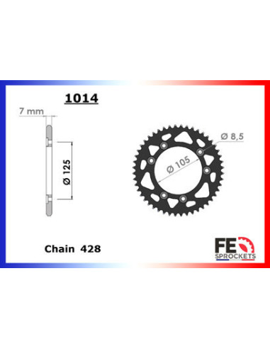 125.PAMPERA '09 14X48 RK428MXZ *