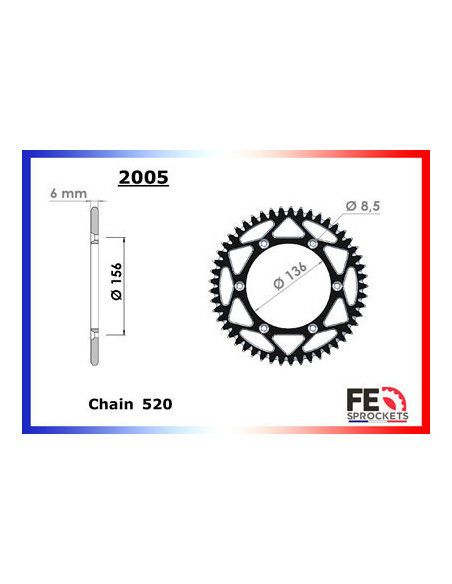 250.EC 2T '11/18 13X48 RK520MXZ µ