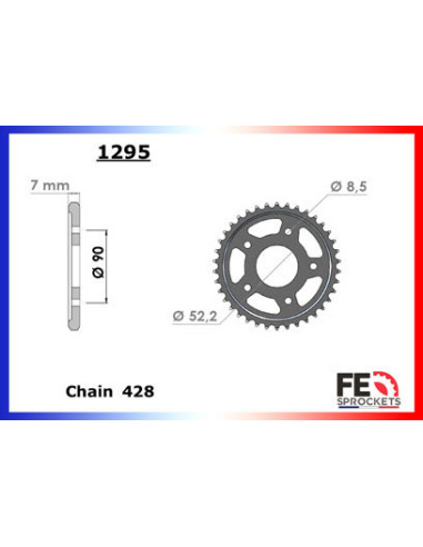 125.VISAR '19 15X38 RK428MXZ