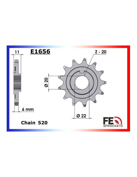 2.5 SE i-F 4T Enduro '10/13 13X50 RK520SO *