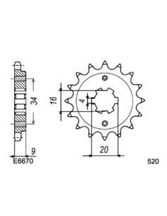 250.GT R COMET '04/12 14X46 RK520MXZ µ 2