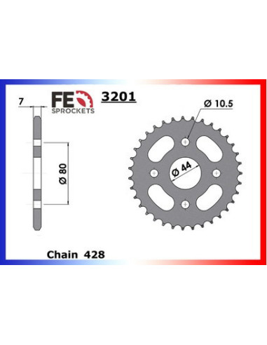 50.UR5 '06- 18X35 RK428FEX *