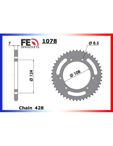 125.COUGAR '06/08 14X46 RK428MXZ