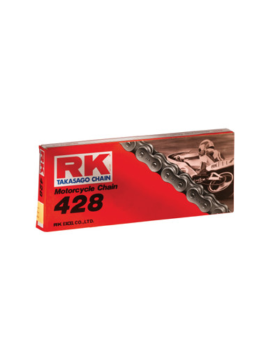 CHAINE RK 428SB 088 MAILLONS avec Attache Rapide.