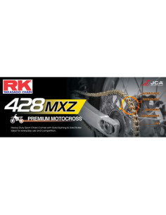 CHAINE RK 428MX 082 MAILLONS avec Attache Rapide.