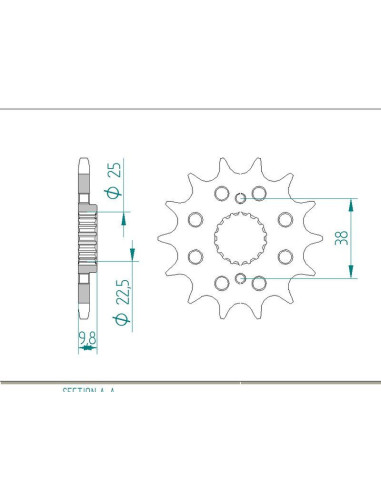 Kit chaine DID  ALU BMW G 450  X ANTIBOUE 2009 à 2011