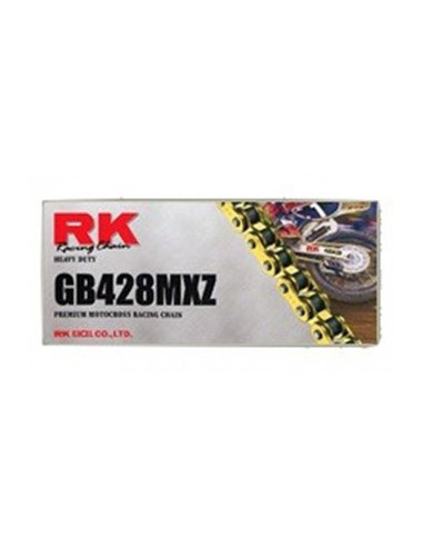 CHAINE RK GB428MX 102 MAILLONS avec Attache Rapide.