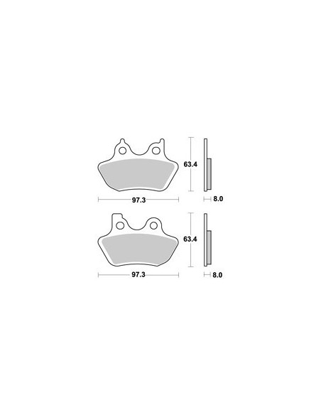 Plaquettes de freins AP RACING