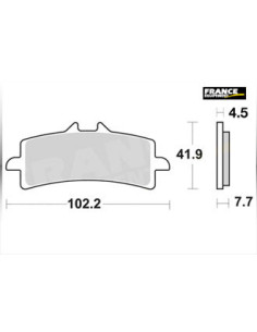 Plaquettes de freins AP RACING 2