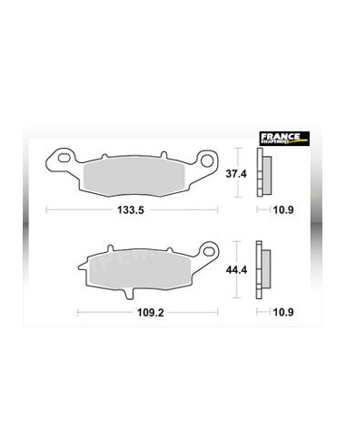 Plaquettes de freins AP RACING