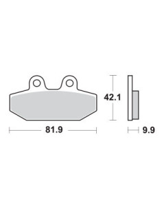 Plaquettes de freins AP RACING 2