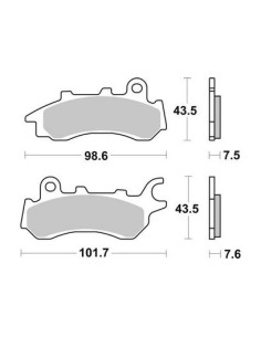 Plaquettes de freins AP RACING 2