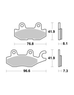 Plaquettes de freins AP RACING 2
