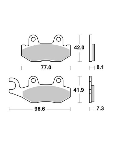 Plaquettes de freins AP RACING