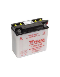 Batterie YUASA 12N5.5-4B (12N554B) acide non incluse